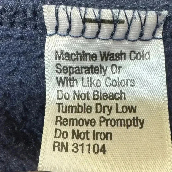 Saddlebred Men's Blue Fleece Jacket Size M Casual Fall - Picture 4 of 5